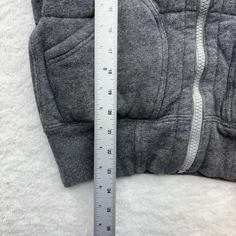 Polo Ralph Lauren Mens XS Gray Quilted Hooded Puffer Vest Zip Up Sleeveless